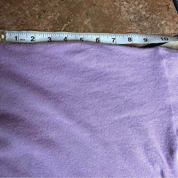 Madewell Lavender Mock Turtleneck Sweater M Soft Girl Coquette Chic Lightweight - Picture 5 of 11